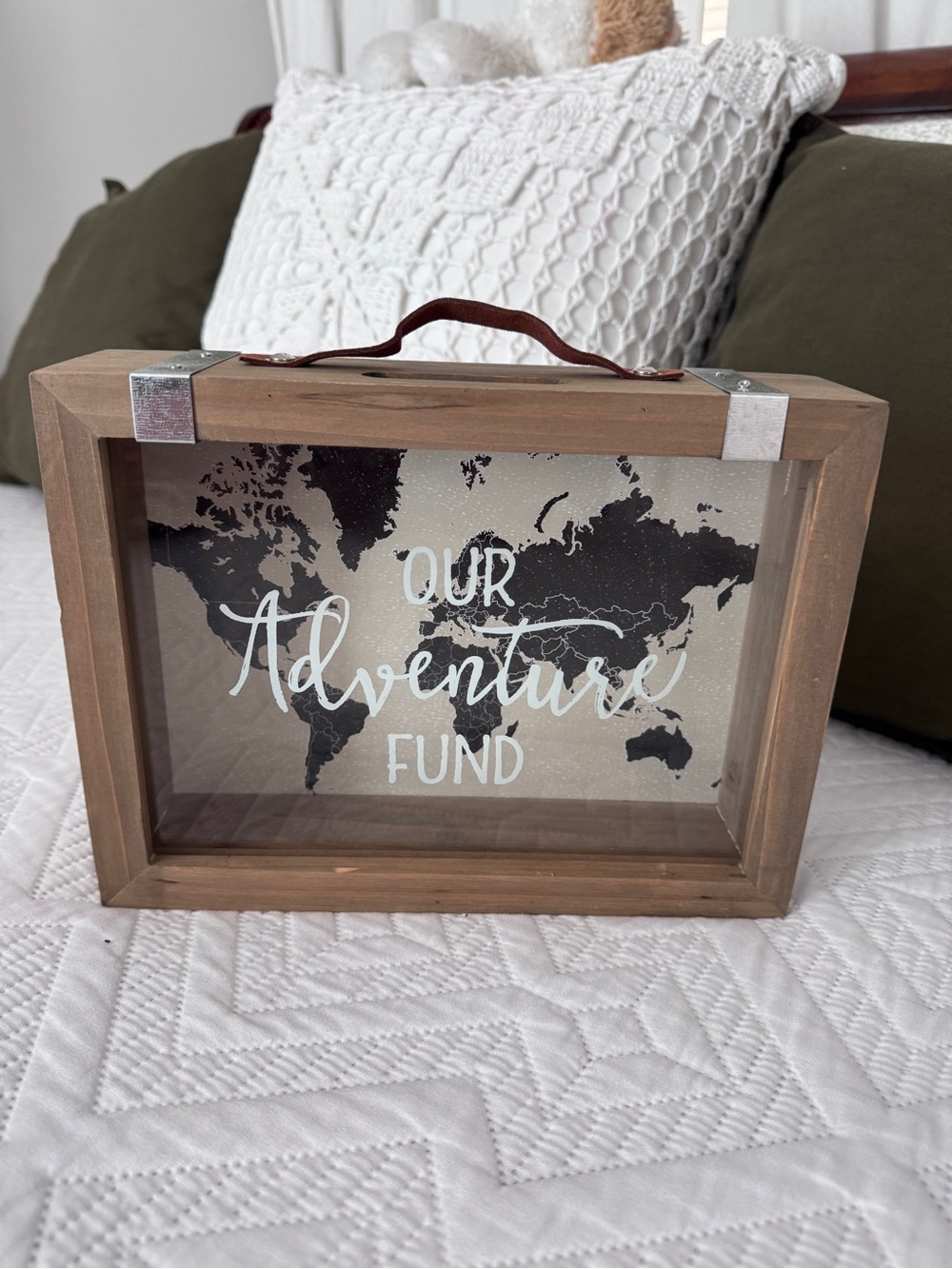 Decorative “Our Adventure Fund” Wedding Money Box Gift Box